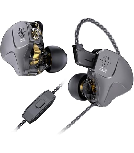 Amazon.co.jp: Kinboofi KZ ZSX 6 ドライバー イヤホン ヘッドホン KZ