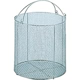 サンワ ステンレス丸型洗浄カゴ 特中 SM25