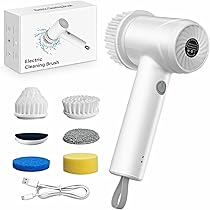 Amazon｜電動ブラシ 電動お掃除ブラシ 6つ取り替えブラシ付