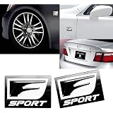 Amazon I03 エンブレム Lexus F Sport エフスポーツ ｴﾝﾌﾞﾚﾑ ｴﾌｽﾎﾟｰﾂ ｆ ｓｐｏｒｔ えふすぽーつ 車 バイク 車 バイク