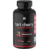 Sports Research Organic Tart Cherry Made from the Whole Fruit; Supports Heart and Joint Health; 60 Tart Cherry Softgels 2 Mon
