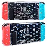 Switch ケース スイッチ ケース ニンテンドースイッチ カバー Switch 用ケース スイッチ クリア ケース 貝殻紋 シェルパターン デコ可能 貝殻風 偏光色 キラキラ紙 光沢紙 オーロラカラー