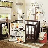 Treetop Buddies 4 Piece Baby Crib Bedding Set by Lambs & Ivy by Lambs & Ivy [並行輸入品]