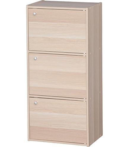 Amazon.co.jp: Hodedah 本棚 マホガニー 5段 5枚扉 【日本正規輸入品