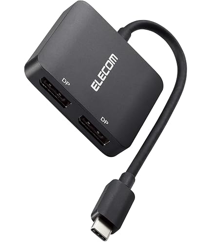 Amazon.co.jp: エレコム USB-C DisplayPort 変換 8K/30Hz 4K/60Hz (USB