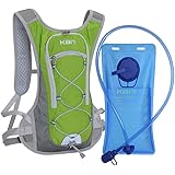 KBNI Hydration Backpack Water Backpack with BPA Free 2L Water Bladder Phone Protection Waterproof Fabric for Outdoor Sports R