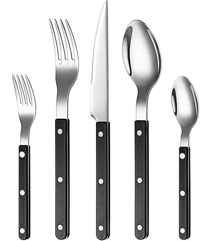 Cutlery 43-Piece ELLE PARIS Cutlery Collection : Amazon.sg: Home