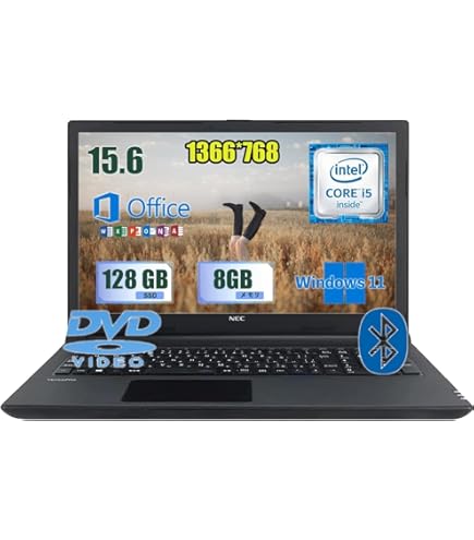 富士通 i3 ノートPC SSD メモリ8GB Windows11 オフィス付き Amazon.co.jp: 中古整備 富士通 ノートパソコン 15.6インチ インテル