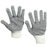 Aviditi GLV1011L PVC Black Dot Knit Gloves, Large (Case of 12) [並行輸入品]