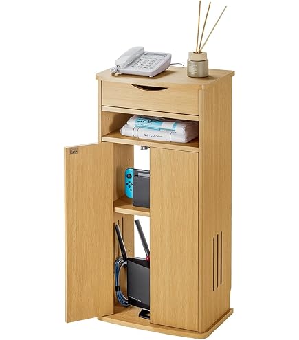 Amazon｜カリモク 電話台・ファックス台/マルチチェスト 幅460mm