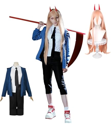 チェーンソーマン パワー コスプレセット Amazon | パワー コスプレ スーツ 制服 血の悪魔 コスチューム
