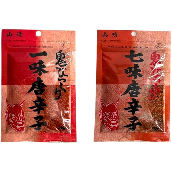 Amazon | 【セット商品】 鬼びっくり 七味唐辛子 一味唐辛子 30g＋30g