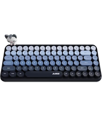 Amazon.co.jp: NACODEX 84キーワイヤレスBluetooth美的キーボード
