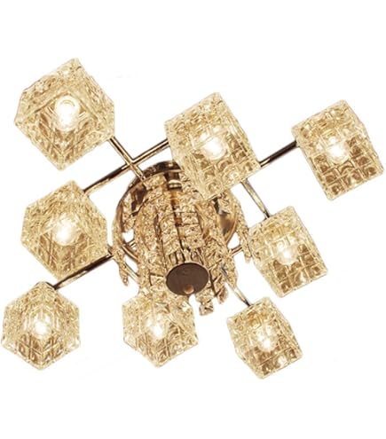 Amazon.co.jp : Chende シーリングライトクリスタル シャンデリア 5灯