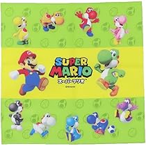 スーパーマリオ ハンカチ　マリオ　スーパーマリオブラザーズ Amazon.co.jp: スーパーマリオ 2021年度柄 ハンカチ (マリオと