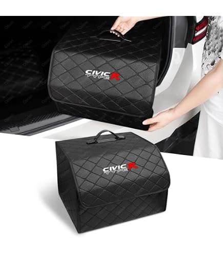 Amazon.co.jp: タイプR 車 トランク 収納 ボックス 蓋付き 折り畳み