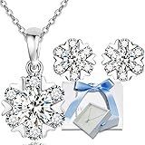 [EVER FLAWLESS] 日本製 ネックレス レディース 雪の結晶 ギフト 自分へのご褒美 母の日 プレゼント