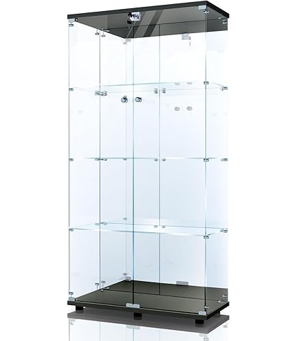 Amazon.co.jp: コレクションケース フィギュアケース 4段 幅42.5×奥行