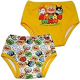 アンパンマン トイレトレーニング 2枚組 4重層 トレーニングパンツ おむつはずし（イエロー90cm）