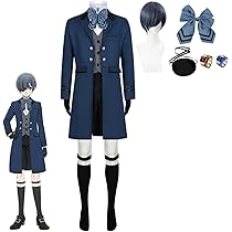 R⑦1 人気 アニメ 黒執事 シエル・ファントムハイヴ コスプレ 礼服 喪服 ス 61CrJJGYpyL._AC_UL210_SR210,