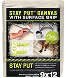 Stay Put 04311キャンバスwithサーフェスグリップ、9 x 12 '