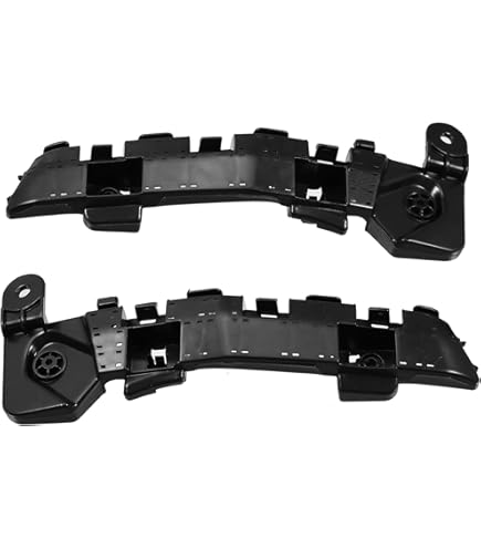 Pair Left Right Front Bumper Bracket Beam Mount Support Grille Guide