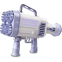 Amazon | 7 Life シャボン玉 電動 バブルがン バズーカの形 69泡