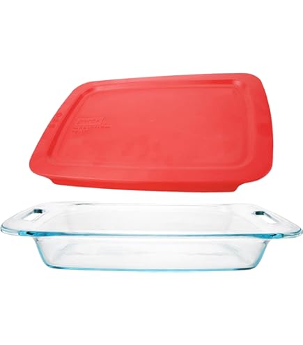 Amazon | Pyrex Basics 3 Quart Oblong Glass Baking Dish, Clear 9 x