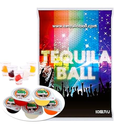 Amazon.co.jp: テキーラボール ミックス 23g×10個入 23グラム (x