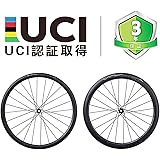 YOELEO チューブラー カーボンホイール ディスクブレーキ専用（制動軌道無）(PRO) 採用DT Swiss 240s/350 ストレートプル SHIMANO(シマノ)/SRAM(スラム)XDR/CAMPAGNOLO(カンパニョーロ)用 Sapim スポーク(CX-RAY)用 前後セット