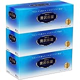 エリエール 箱ティシュー 贅沢保湿 200組×3箱 パルプ100%