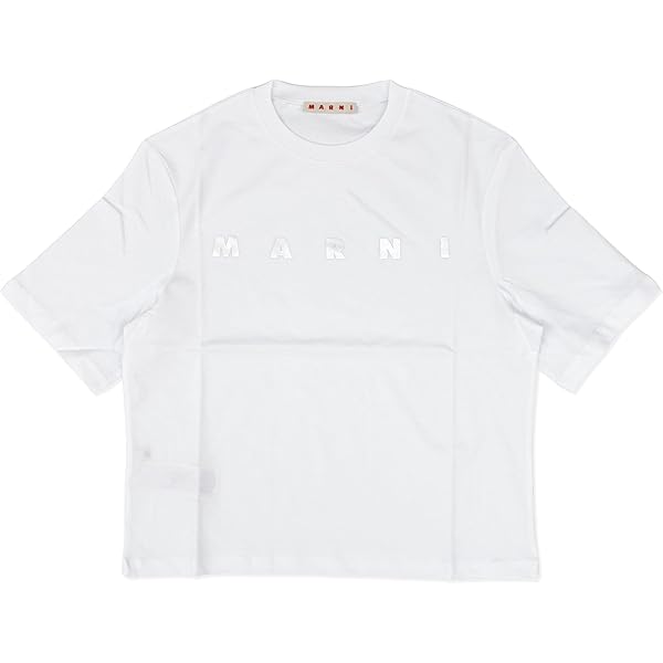 Amazon | [Marni] マルニ キッズ ロゴ半袖Tシャツ クルーネック