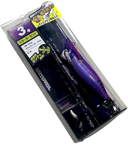 Amazon | ジークラックGEECRACK カチッとエギ ローハイド紫煙3号-初回