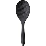 曙産業 しゃもじ 黒 21cm ブリスター 日本製 業務用品 ごはんをふんわりよそえるスプーン形 ダブルエンボス加工 ヘラ部分が浮くので衛生的 もりっこしゃもじ ブラック BL-789