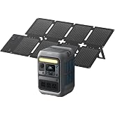 【288Whポータブル電源 & 60Wソーラーパネルセット】Anker Solix C300 Portable Power Station with Solix PS60 Compact Portable Solar Panel 定格出力300W 小