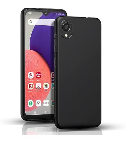 Amazon.co.jp: 対応 Galaxy A22 5G SC-56B ケース マットブラック