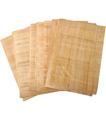 Amazon | Maria stores製本物のパピルス紙25枚 エジプト8x12インチ
