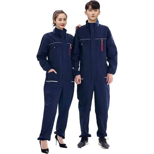 Amazon.co.jp: [JINPIN] ツナギ オーバーオール つなぎ 作業服 メンズ