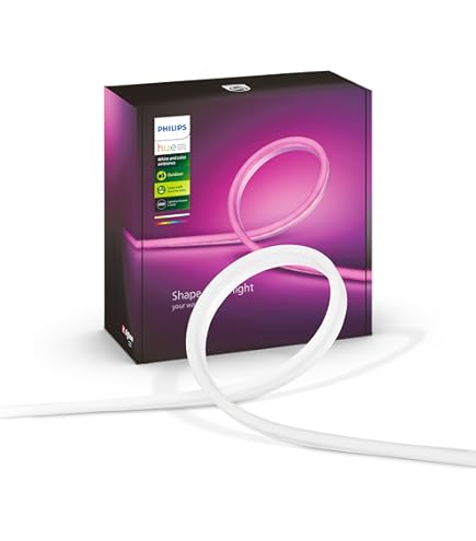 その他 Philips Hue Shape Light 2m Hue Starter Kit: 2-pack A19 E26 60W LED Bulbs White and