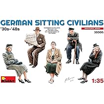 Amazon | ミニアート(Miniart) 1/35 ドイツ民間人 着座姿勢 30