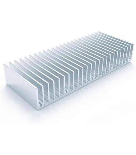Amazon.co.jp: 大型アルミヒートシンク 200 x 182 x 44.5mm / 7.87 x