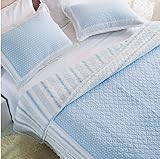 Brandream Pink Blue Polka Dot Bed Quilt Set Kids Bedding Set Twin Full Size [並行輸入品]