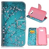 Linvei Samsung Galaxy S7 Edge (5.5 Zoll) Wallet Case Flip Cover, Pu Leather Galaxy S7 Edge Phone Cov