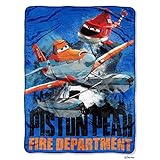 Disney's Planes Fire & Rescue "Planes to the Rescue" Micro Raschel Throw - 46"x60" by Northwest Ente