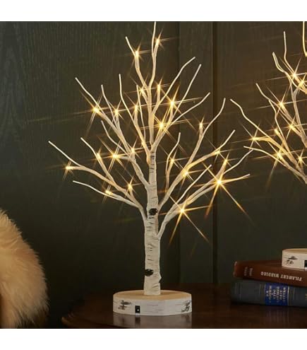 Amazon.co.jp: 白樺の小枝の木 - ライト付き白樺の木 |白樺の木 LED