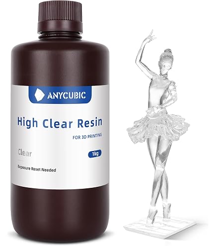 Anycubic 光造形 3Dプリンター用 UV レジンclear色 3本セット Amazon.co.jp: ANYCUBIC 高透明レジン 光造形 3dプリンター レジン UV