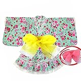 浴衣ドレス 子供用 女の子 浴衣 ガールズ 帯2本付き 七夕 夏祭り 花火大会 fo-tmyd01 130cm No05