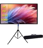 Amazon.co.jp: 自立式 プロジェクタースクリーン4K対応 16:9 100インチ