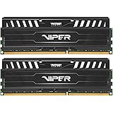 Patriot Memory Viper3 Series DDR3 1600MHz PC3-12800 16GBキット (2 x 8GB) デスクトップ用メモリ CL10 PV316G160C0K