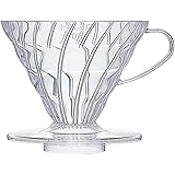 Hario V60 Plastic Coffee Dripper, Size 02, Clear